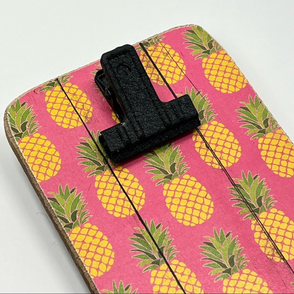 Tropical Pineapple Photo Display Frame Mini Clip Picture Frames Hanging Art Desk - Picture 8 of 15